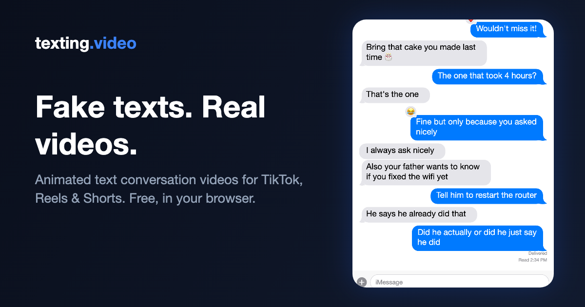 texting.video — official preview image